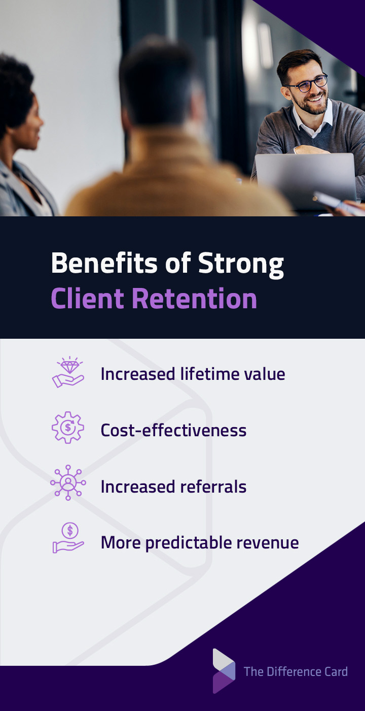 The benefits of strong client retention