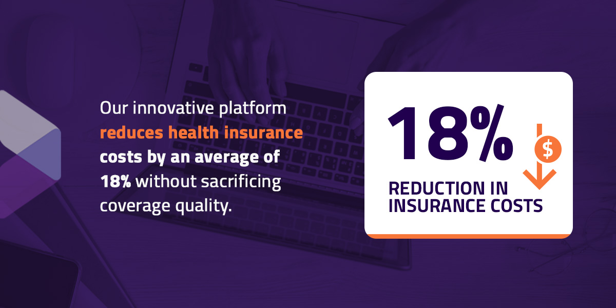 Innovative platform reduces health insurance reduces costs by 18%