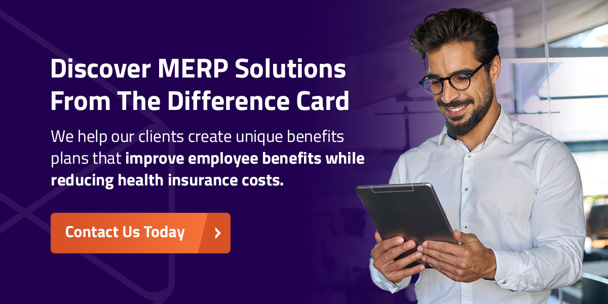 Discover MERP solutions with the Difference card. Professional looking man looking at tablet 