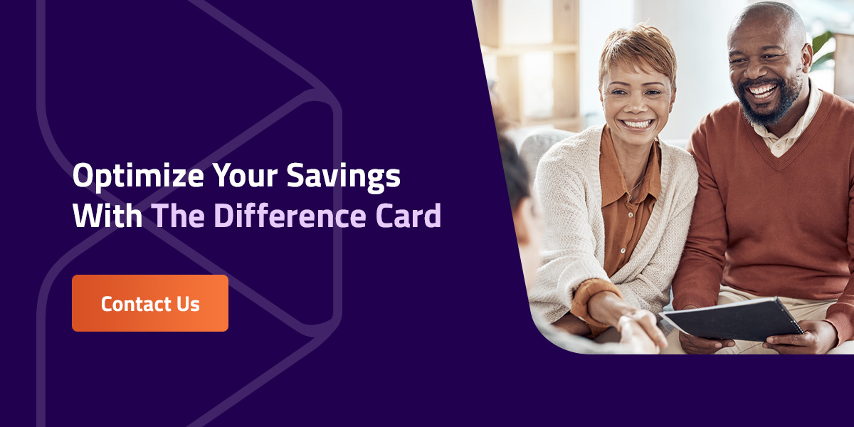 Optimize savings with the difference card