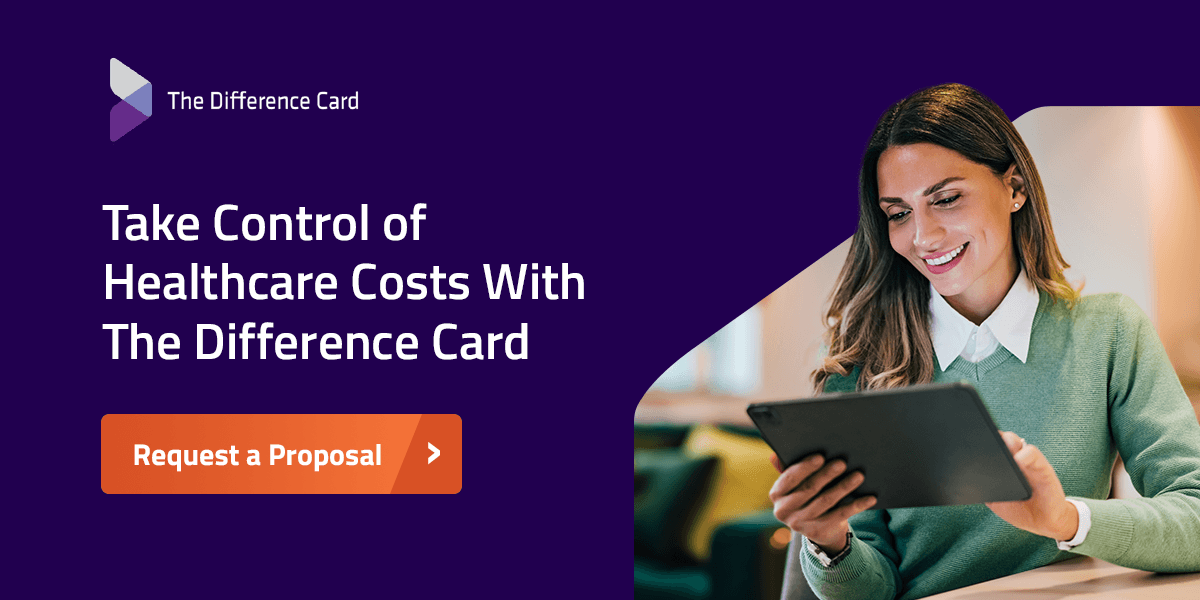 Take control of healthcare costs with the difference card